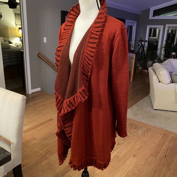 🍁ALPACAS BEST — Beautiful Open Cardigan/ Jacket🍁 Oversized, Slouchy fit , XL🍁 - Picture 9 of 9